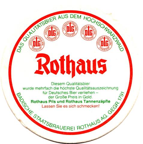 grafenhausen wt-bw rothaus dlg 1b (rund215-wurde mehrfach-gr�nrot)